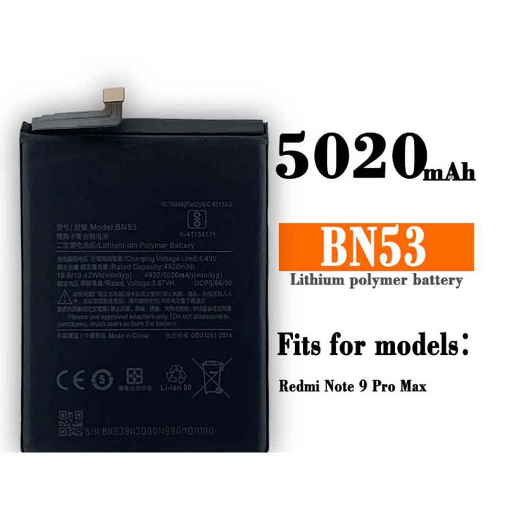 Batería para Mi-CC9-Pro/xiaomi-BN53